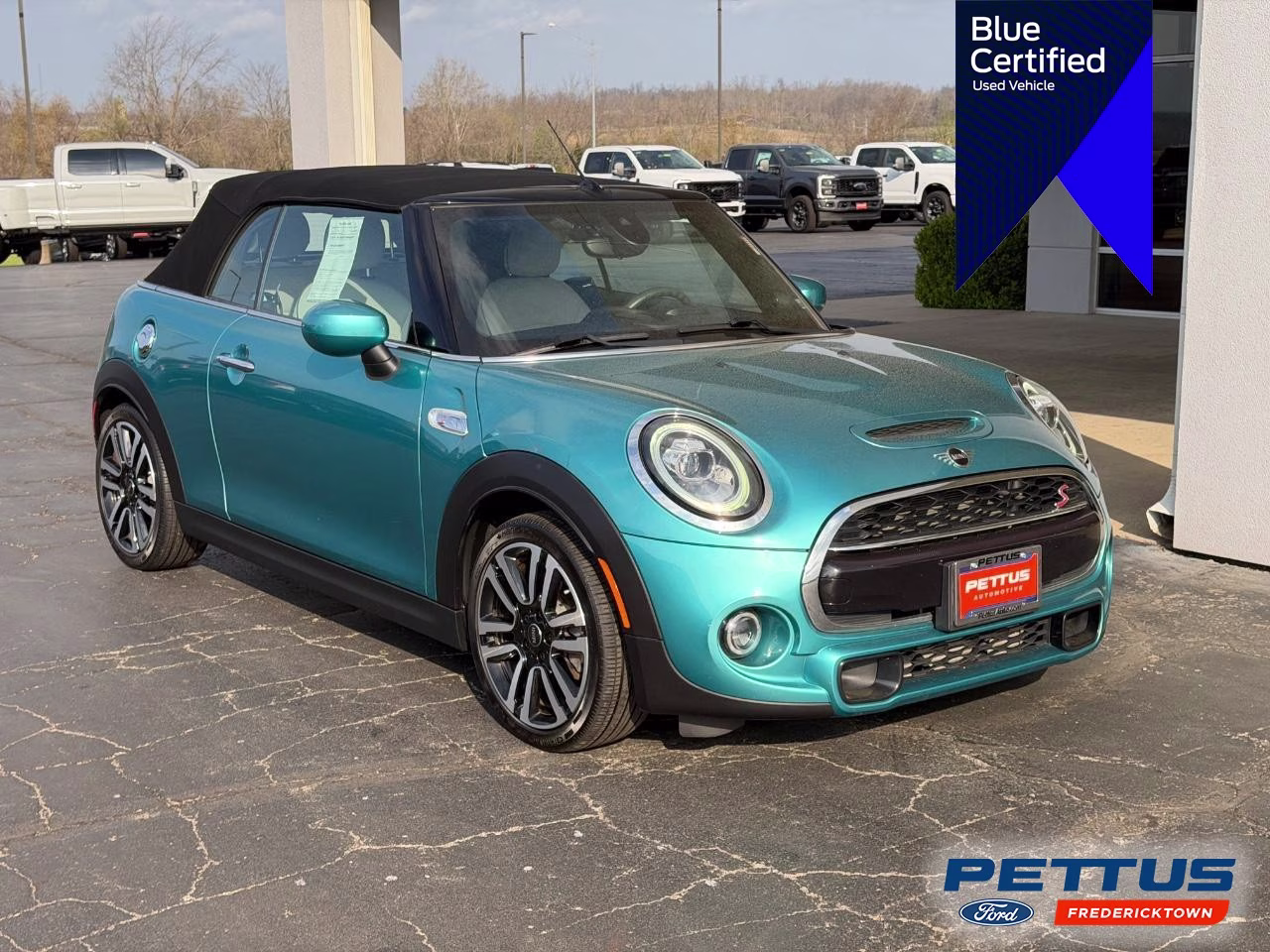 2021 Starlight Blue Metallic MINI Cooper S Signature FWD Convertible