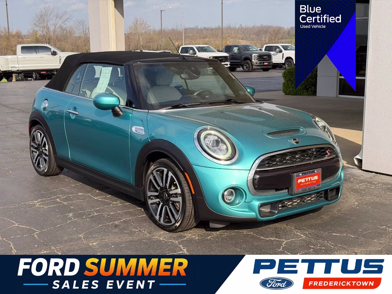 2021 Starlight Blue Metallic MINI Cooper S Signature FWD Convertible