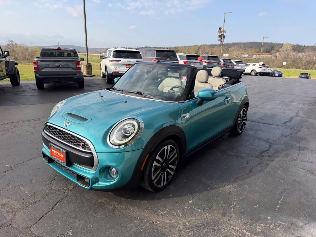 2021 Starlight Blue Metallic MINI Cooper S Signature FWD Convertible