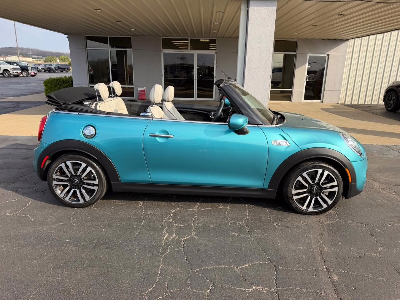 2021 Starlight Blue Metallic MINI Cooper S Signature FWD Convertible