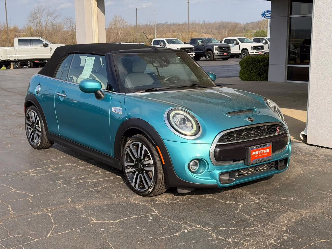 2021 Starlight Blue Metallic MINI Cooper S Signature FWD Convertible