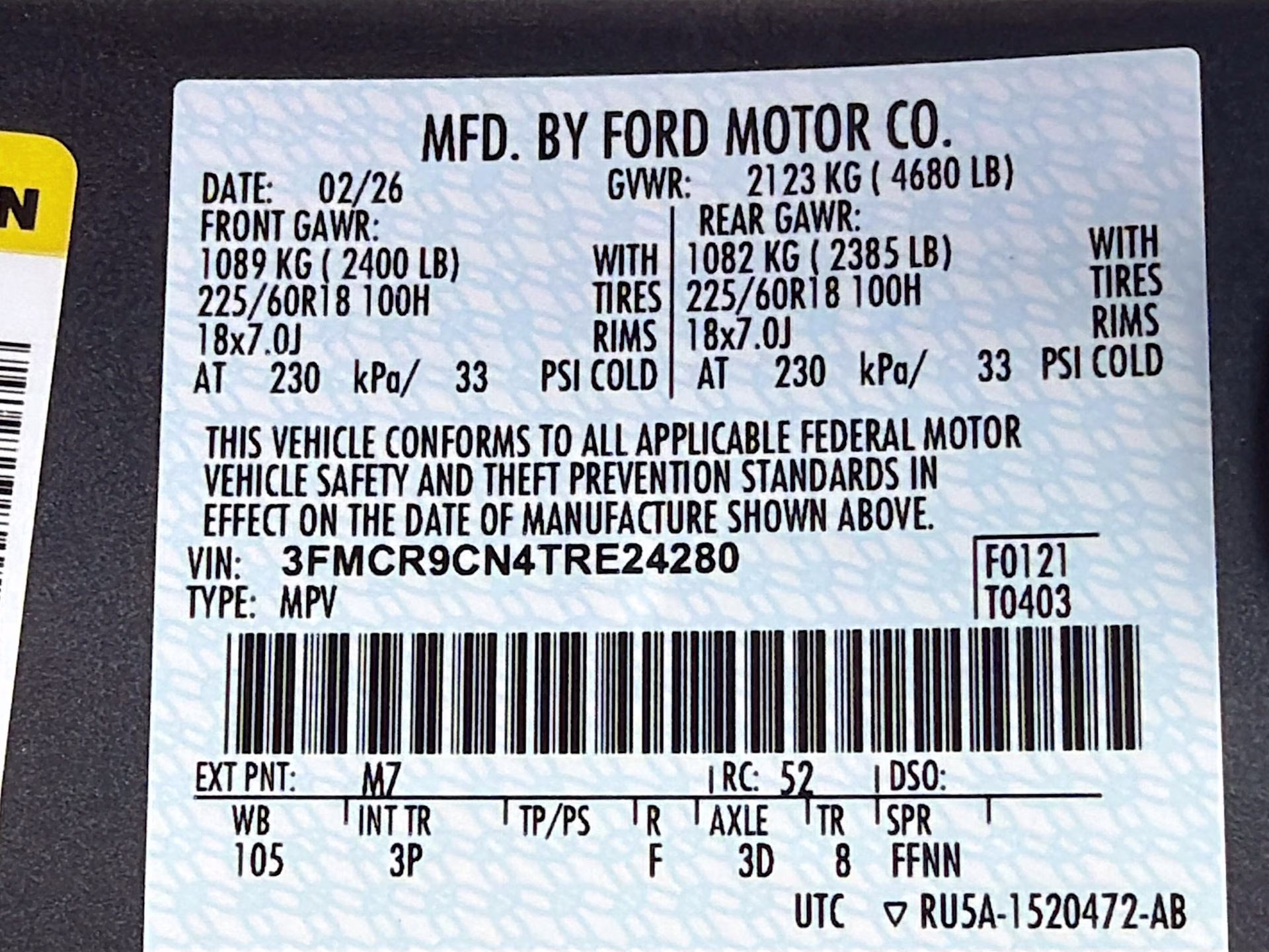 2026 Carbonized Gray Metallic Ford Bronco Sport Outer Banks 4X4 SUV