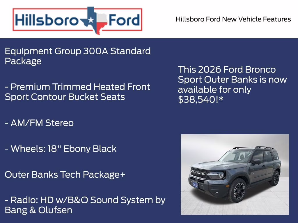 2026 Carbonized Gray Metallic Ford Bronco Sport Outer Banks 4X4 SUV