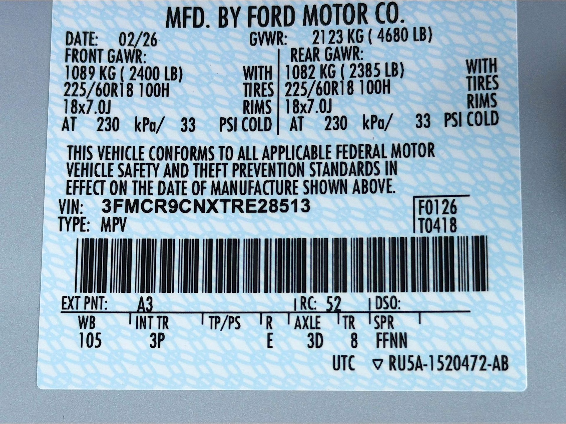 2026 Space White Metallic Ford Bronco Sport Outer Banks 4X4 SUV