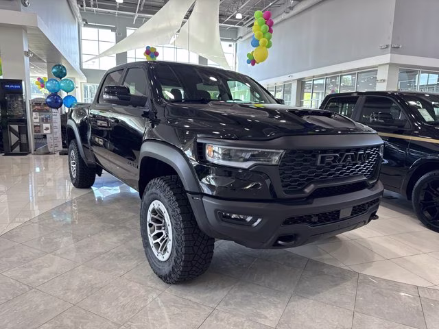 2026 Diamond Black Crystal Pearlcoat Ram 1500 RHO 4X4 Truck