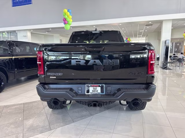 2026 Diamond Black Crystal Pearlcoat Ram 1500 RHO 4X4 Truck
