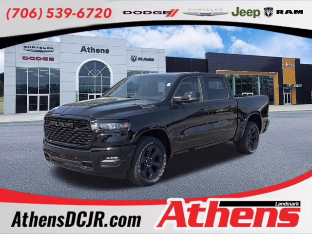 2026 Diamond Black Crystal Pearlcoat Ram 1500 Big Horn RWD Truck