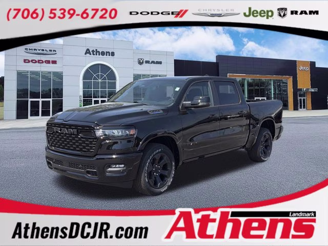 2026 Diamond Black Crystal Pearlcoat Ram 1500 Big Horn RWD Truck