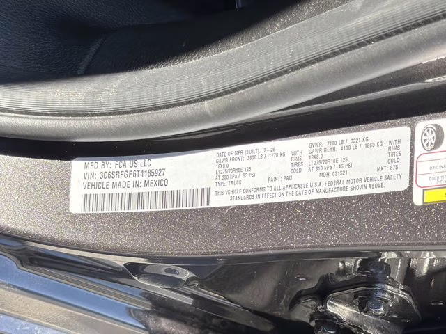 2026 Granite Crystal Metallic Clearcoat Ram 1500 Warlock 4X4 Truck