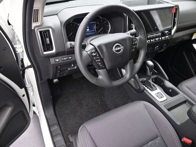 2026 Glacier White Nissan Frontier SV 4X4 Truck