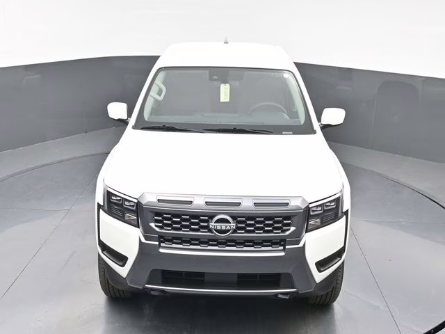 2026 Glacier White Nissan Frontier SV 4X4 Truck