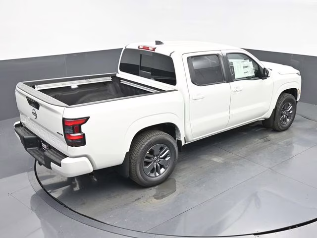 2026 Glacier White Nissan Frontier SV 4X4 Truck