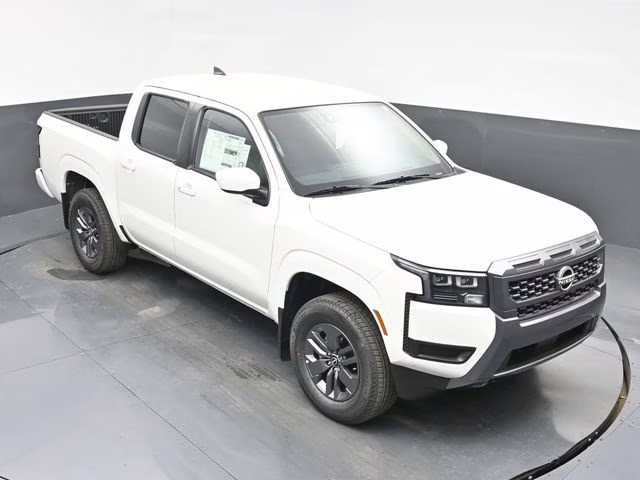 2026 Glacier White Nissan Frontier SV 4X4 Truck