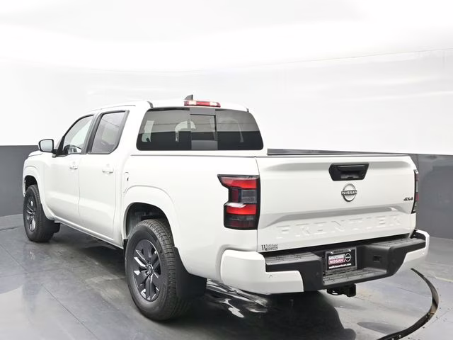 2026 Glacier White Nissan Frontier SV 4X4 Truck