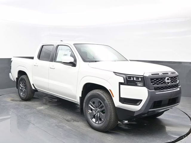 2026 Glacier White Nissan Frontier SV 4X4 Truck