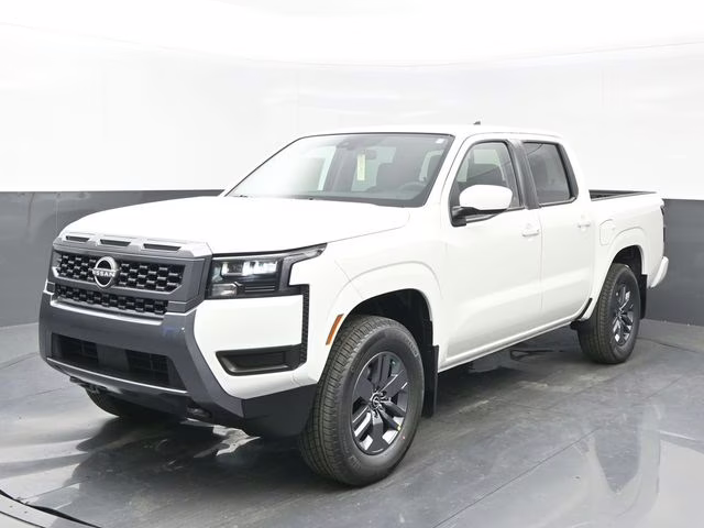 2026 Glacier White Nissan Frontier SV 4X4 Truck