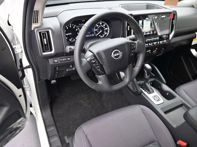 2026 Glacier White Nissan Frontier SV 4X4 Truck