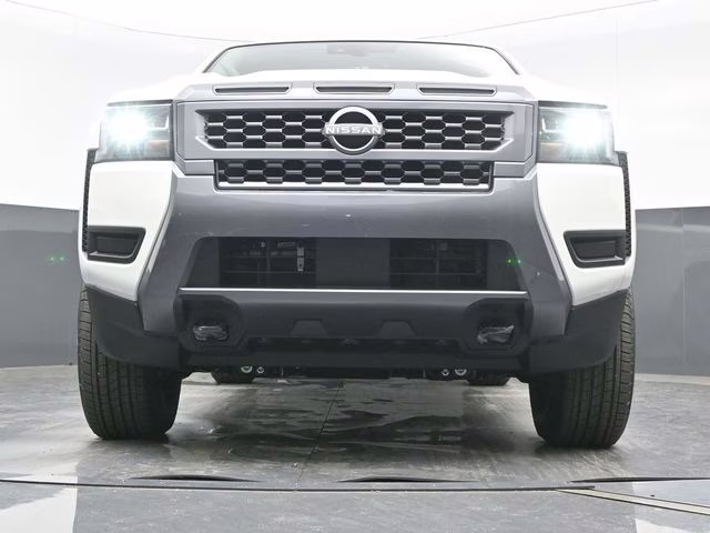 2026 Glacier White Nissan Frontier SV 4X4 Truck