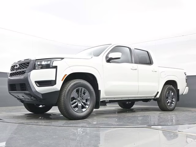 2026 Glacier White Nissan Frontier SV 4X4 Truck