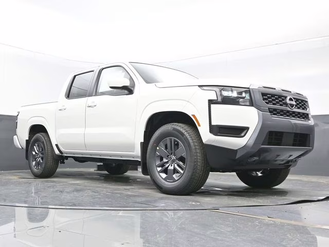 2026 Glacier White Nissan Frontier SV 4X4 Truck