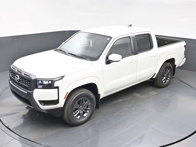 2026 Glacier White Nissan Frontier SV 4X4 Truck