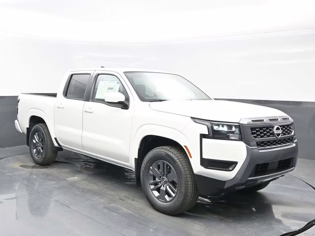 2026 Glacier White Nissan Frontier SV 4X4 Truck