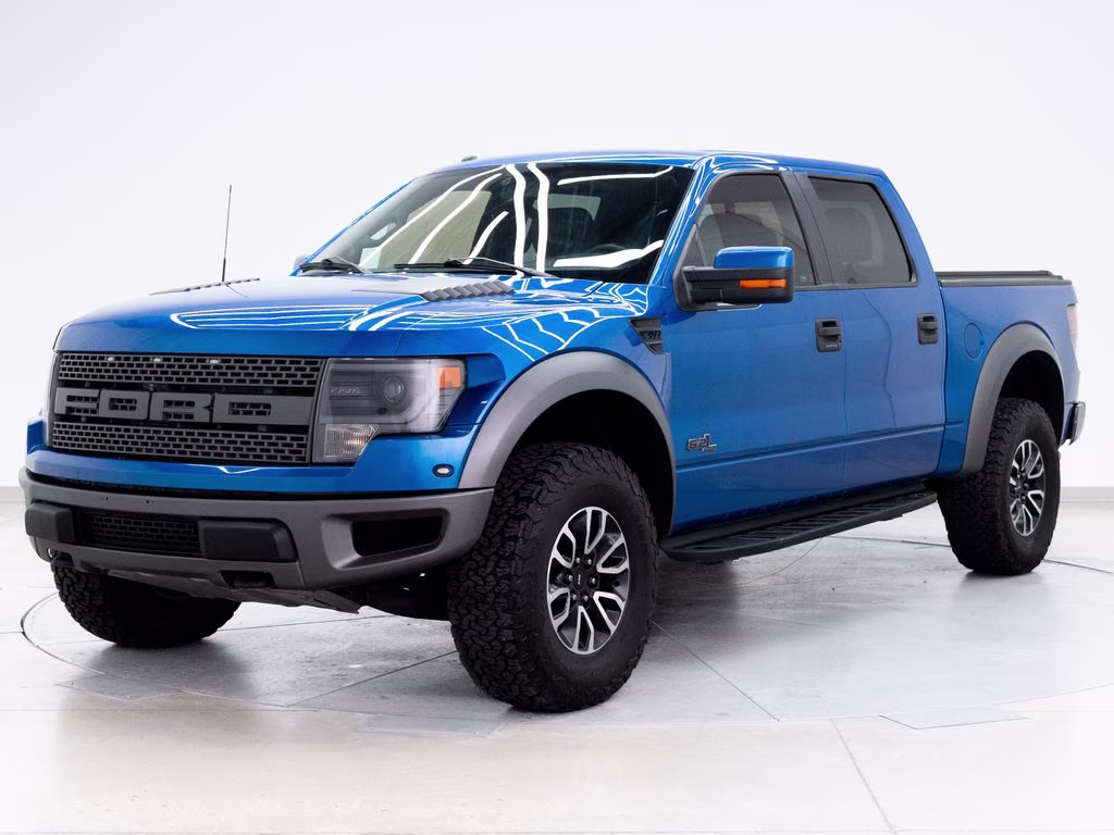 2014 Blue Flame Metallic Ford F-150 SVT Raptor 4X4 Truck