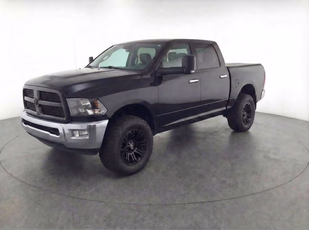 2010 Brilliant Black Crystal Pearlcoat Dodge 2500 SLT 4X4 Truck