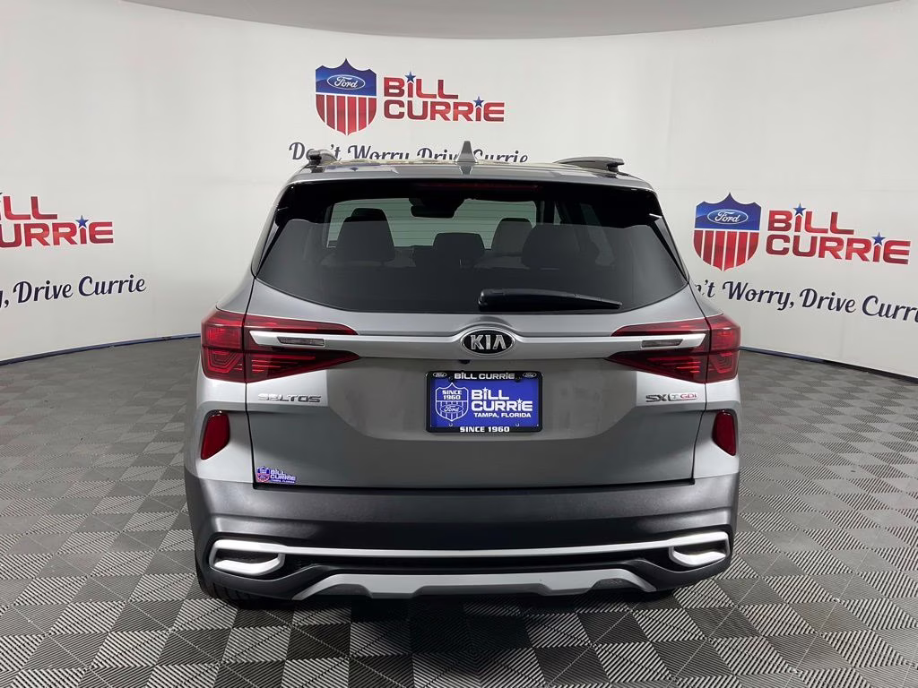 2021 Steel Gray Kia Seltos SX AWD SUV