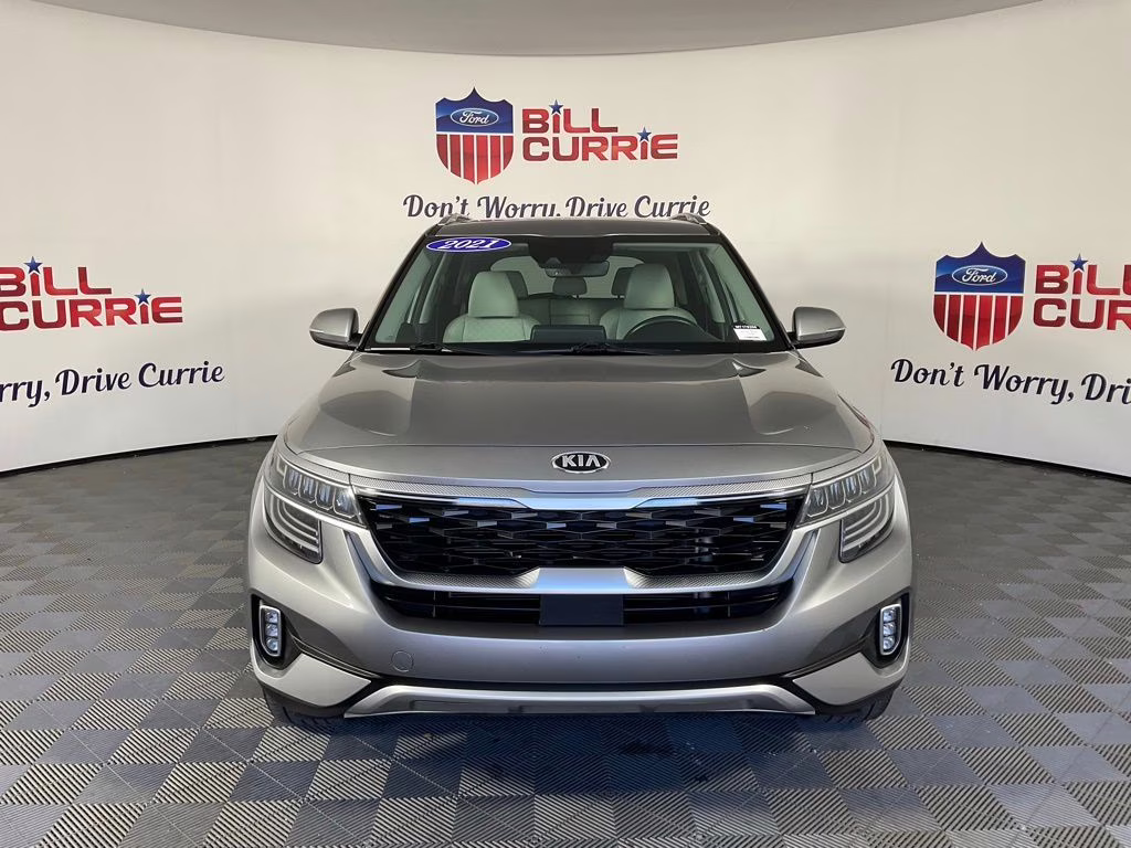 2021 Steel Gray Kia Seltos SX AWD SUV