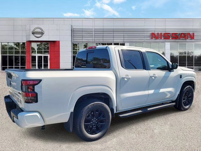 2026 Glacier White Nissan Frontier SV 4X4 Truck