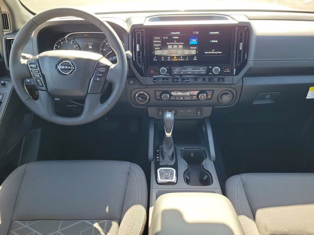 2026 Glacier White Nissan Frontier SV 4X4 Truck