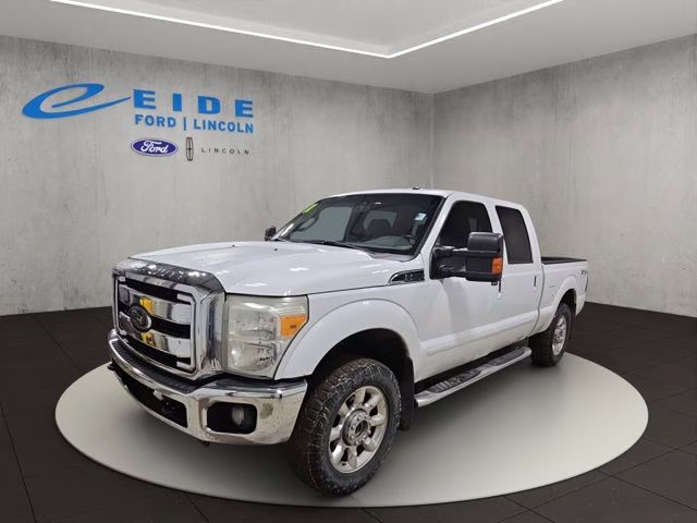 2011 Oxford White Ford Super Duty F-250 SRW Lariat 4X4 Truck