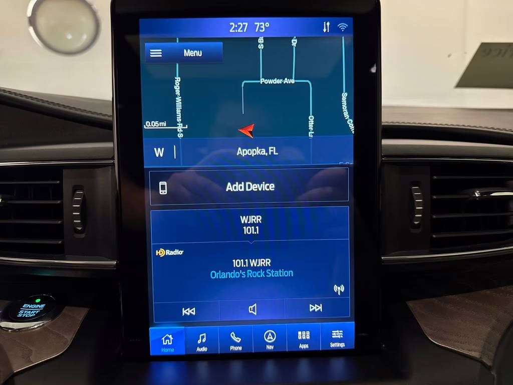 2020 Star White Metallic Tri-Coat Ford Explorer Platinum 4X4 SUV