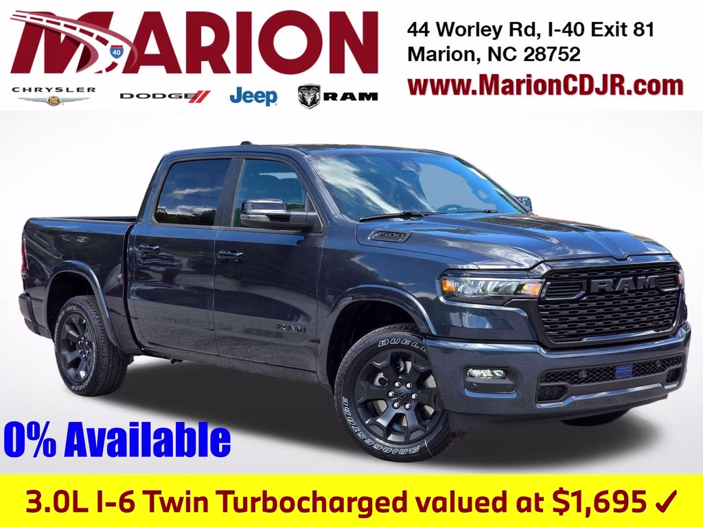 2026 Forged Blue Metallic Ram 1500 Big Horn/Lone Star 4X4 Truck