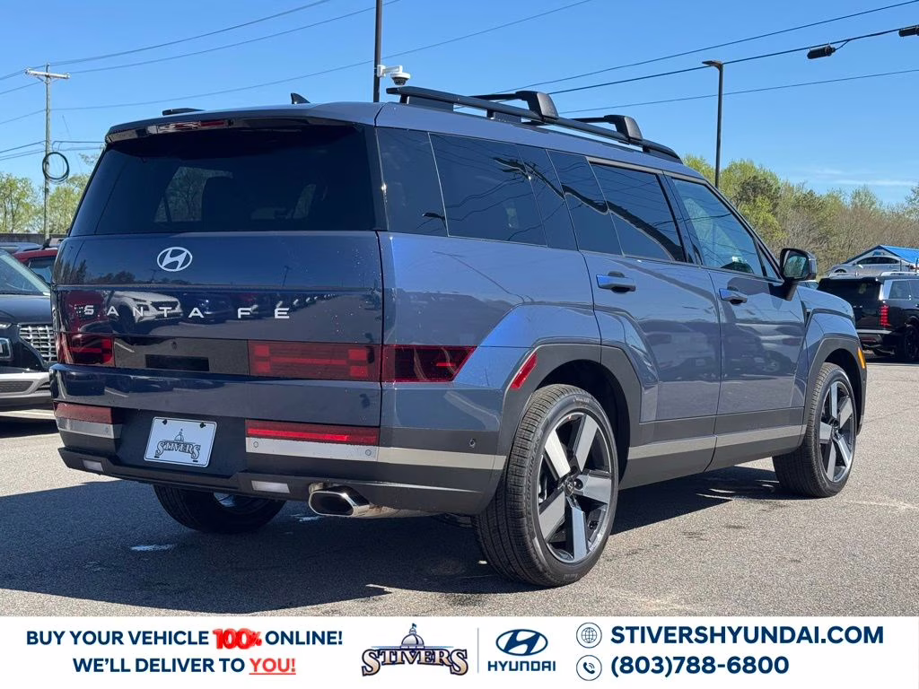 2026 Atlantis Blue Hyundai Santa Fe Limited FWD SUV