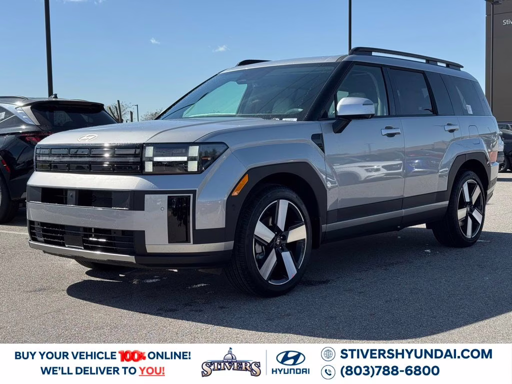 2026 Shimmering Silver Pearl Hyundai Santa Fe Limited FWD SUV