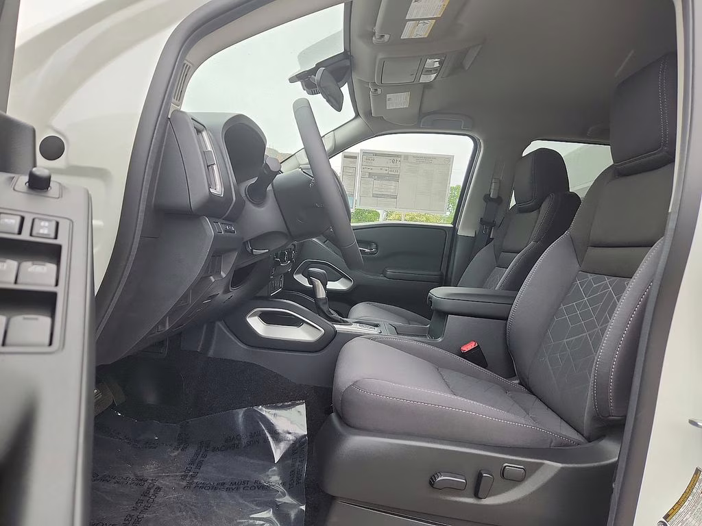 2026 Glacier White Nissan Frontier SV 4X4 Truck