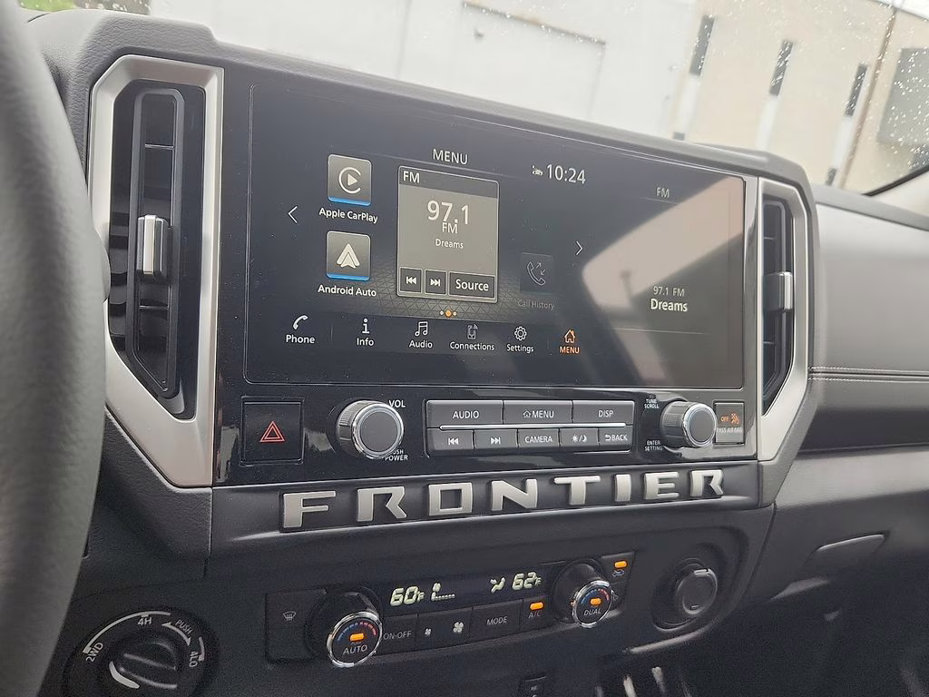 2026 Glacier White Nissan Frontier SV 4X4 Truck