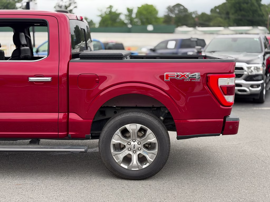 2022 Rapid Red Metallic Tinted Clearcoat Ford F-150 Platinum 4X4 Truck