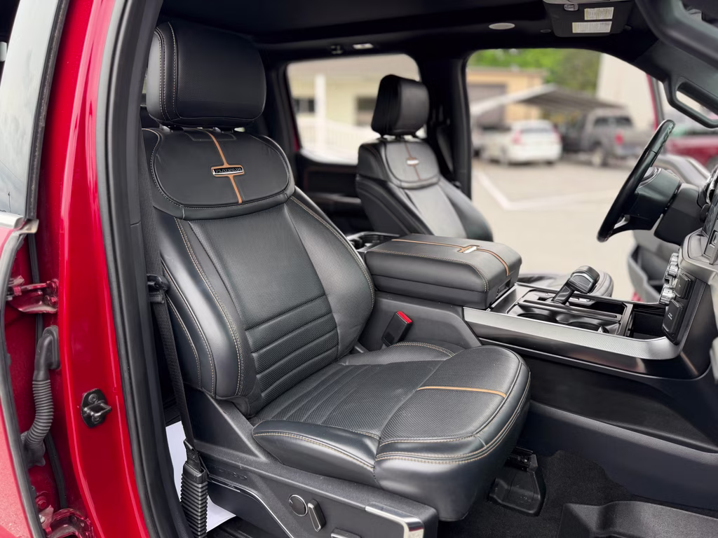 2022 Rapid Red Metallic Tinted Clearcoat Ford F-150 Platinum 4X4 Truck