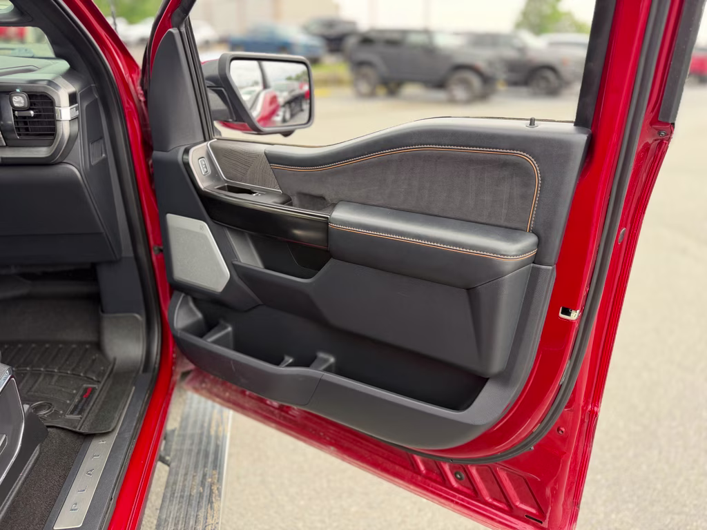 2022 Rapid Red Metallic Tinted Clearcoat Ford F-150 Platinum 4X4 Truck