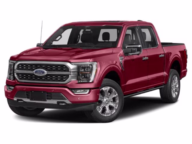 2022 Rapid Red Metallic Tinted Clearcoat Ford F-150 Platinum 4X4 Truck