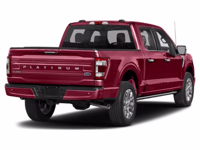 2022 Rapid Red Metallic Tinted Clearcoat Ford F-150 Platinum 4X4 Truck
