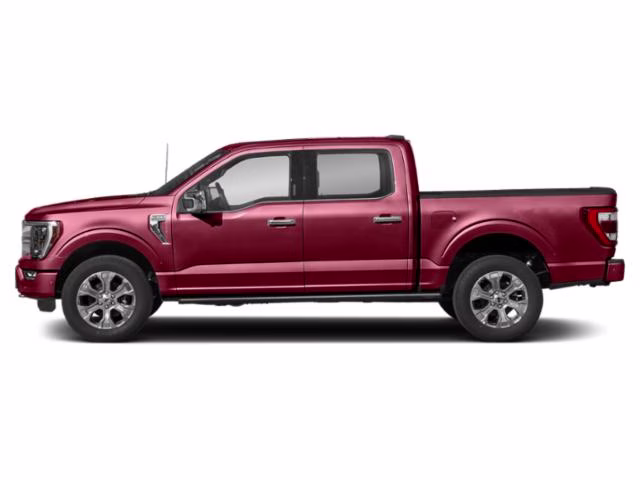 2022 Rapid Red Metallic Tinted Clearcoat Ford F-150 Platinum 4X4 Truck