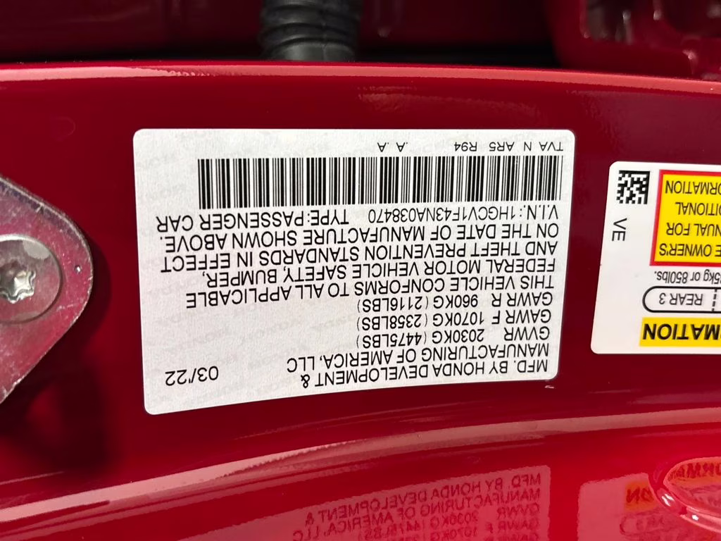 2022 San Marino Red Honda Accord Sport Special Edition FWD Sedan