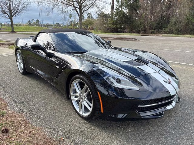 2019 Black Chevrolet Corvette Stingray RWD Convertible