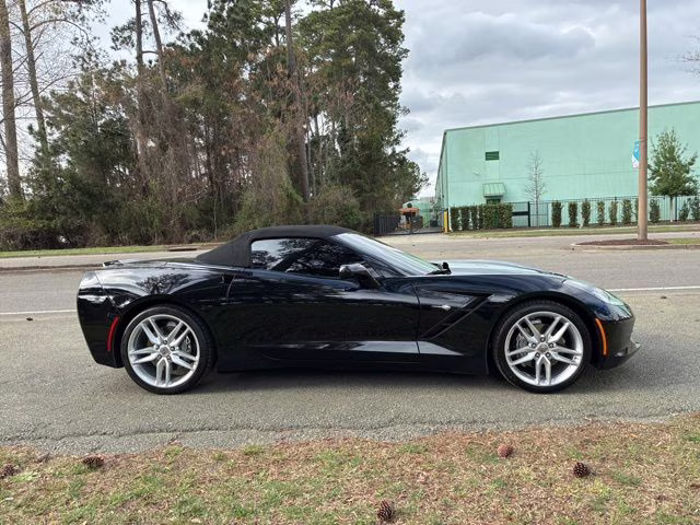 2019 Black Chevrolet Corvette Stingray RWD Convertible