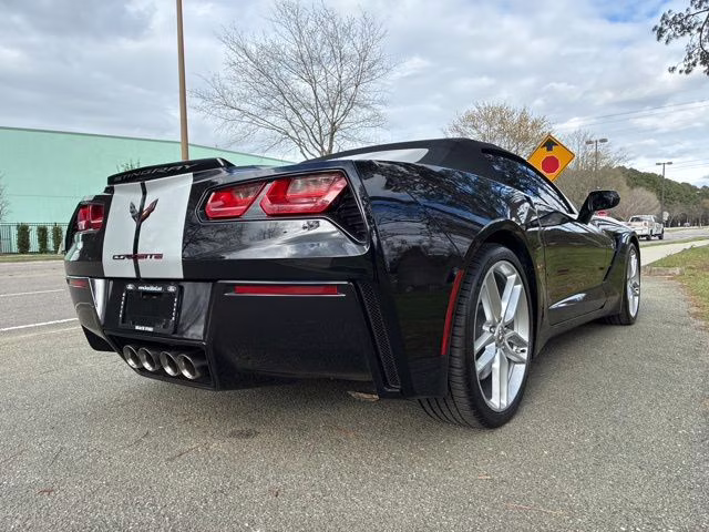 2019 Black Chevrolet Corvette Stingray RWD Convertible
