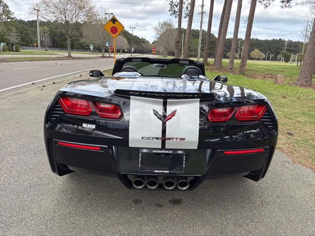 2019 Black Chevrolet Corvette Stingray RWD Convertible